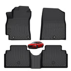 Custom Fit TPE Floor Mats for Hyundai Elantra 2021-2026 with Trunk Mat Option