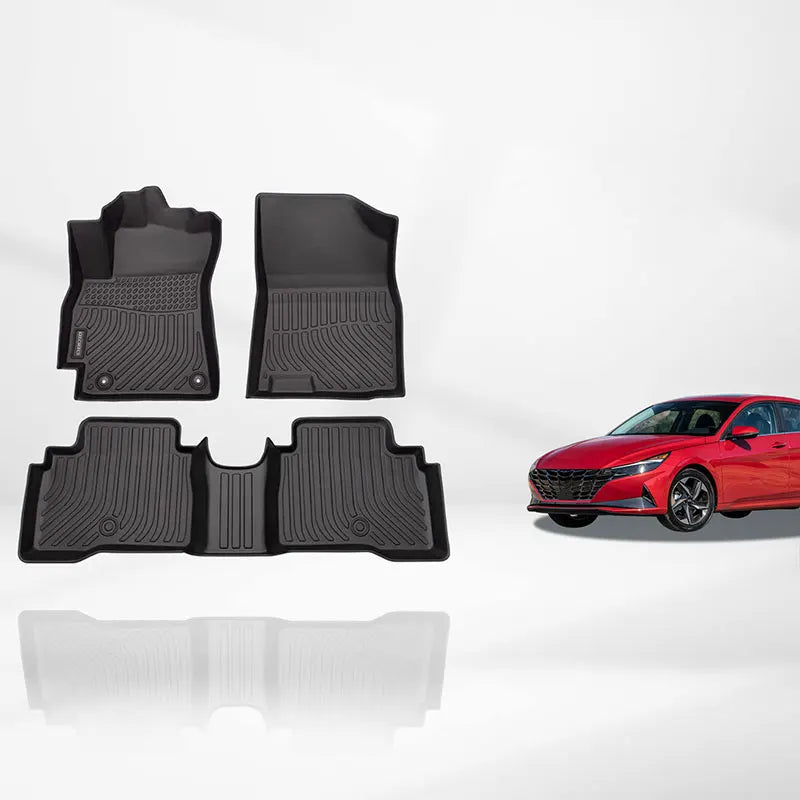 Custom Fit All-Weather TPE Floor Mat Set for Toyota Jeep Hyundai and Chevrolet