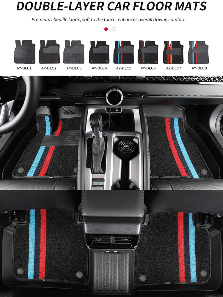 Genesis GV60 GV70 GV80 Custom Fit 3D TPE All Weather Floor Mats Full Set