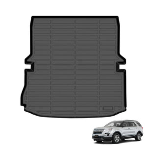 Ford Explorer Custom Fit Deep Dish All Weather TPE Trunk Mat 2015-2019