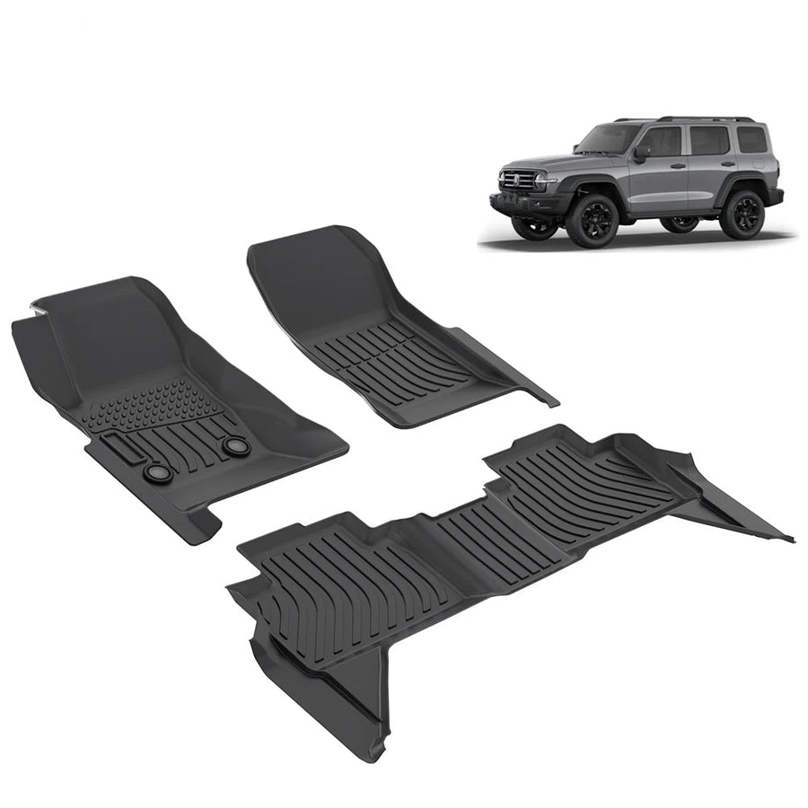 Custom Fit TPE Floor Mats and Trunk Liner for Tank 300 Hi4-T 2024-2026