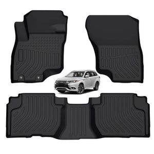 Mitsubishi Outlander PHEV 2018-2022 Custom Fit 3D TPE Floor Mats