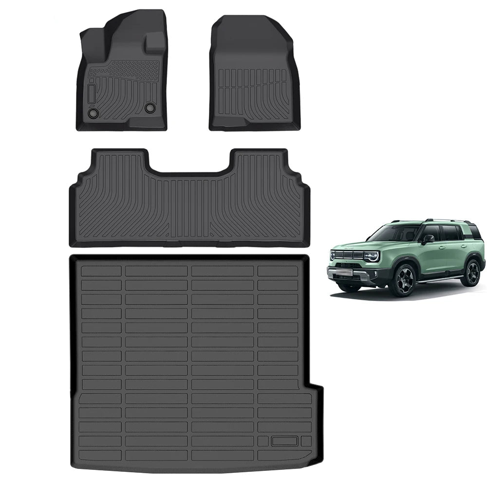 BAIC BJ30e 3D Premium TPE Custom Fit All Weather Floor Mats 2024-2026