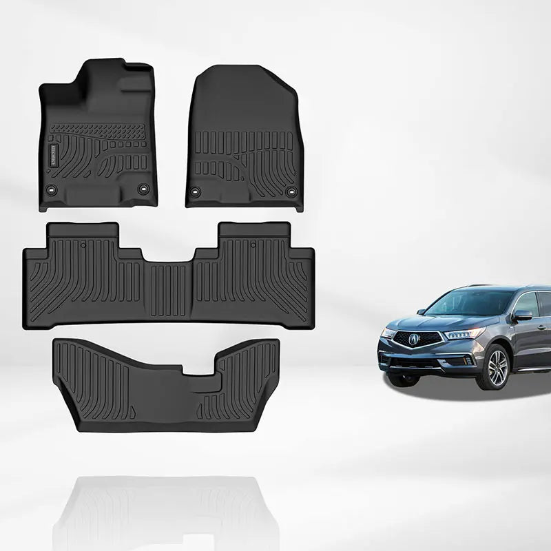 Custom Fit All-Weather TPE Floor Mat Set for Toyota Jeep Hyundai and Chevrolet