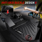 Custom Fit TPE Floor Mats for Chevrolet Silverado 1500 2500HD 3500HD Crew Cab 2019-2025