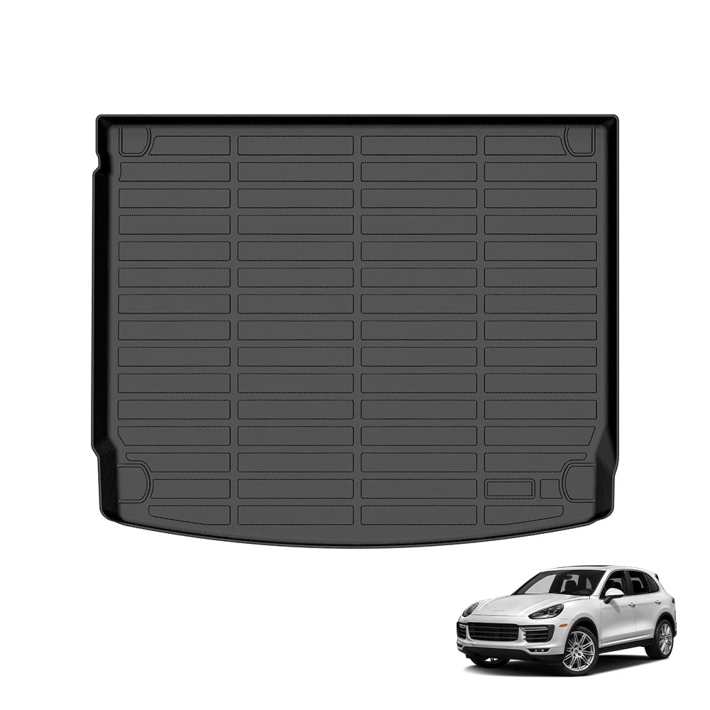 Porsche Cayenne 958 Trunk Mat 2011-2018 Custom Fit All-Weather TPE Cargo Liner