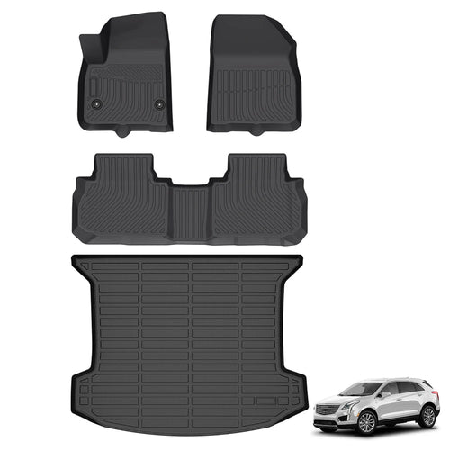 All Weather 3D TPE Cargo Tray Liner for Cadillac XT5 Chevrolet Blazer GMC Acadia