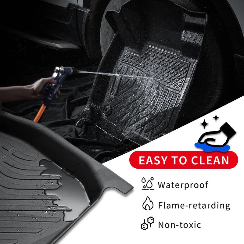 Anti-Slip TPE Floor Mats for Toyota Corolla Axio Fielder E160 RHD 2012-2024