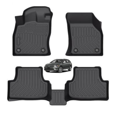 Volkswagen Golf Alltrack 2017-2019 Custom Fit 3D TPE Floor Mats