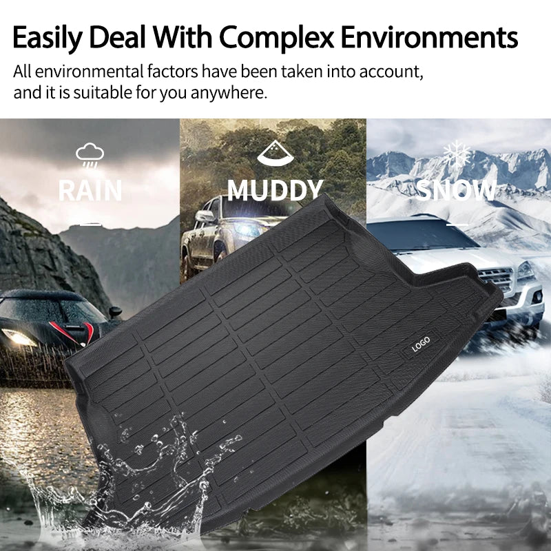 Hyundai Tucson Plug-In Hybrid 2022-2024 Custom Fit All-Weather TPE Trunk Mat