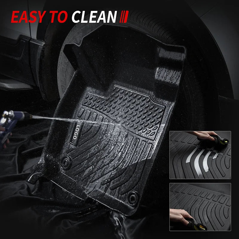 Toyota bZ4X 2023-2026 Custom Fit 3D TPE Floor Mats