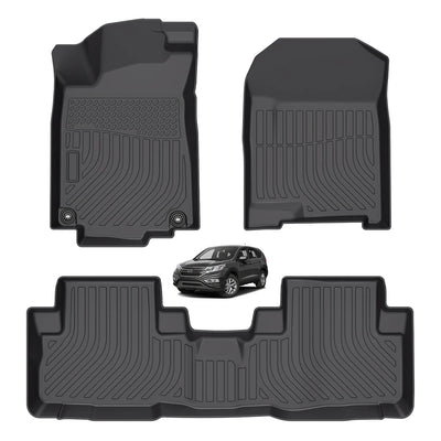 Honda CR-V 2017-2022 Custom 3D TPE All-Weather Floor Mats (Full Set)