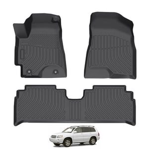 Toyota Highlander 3D All-Weather TPE Floor Mats Full Set (2001-2007)