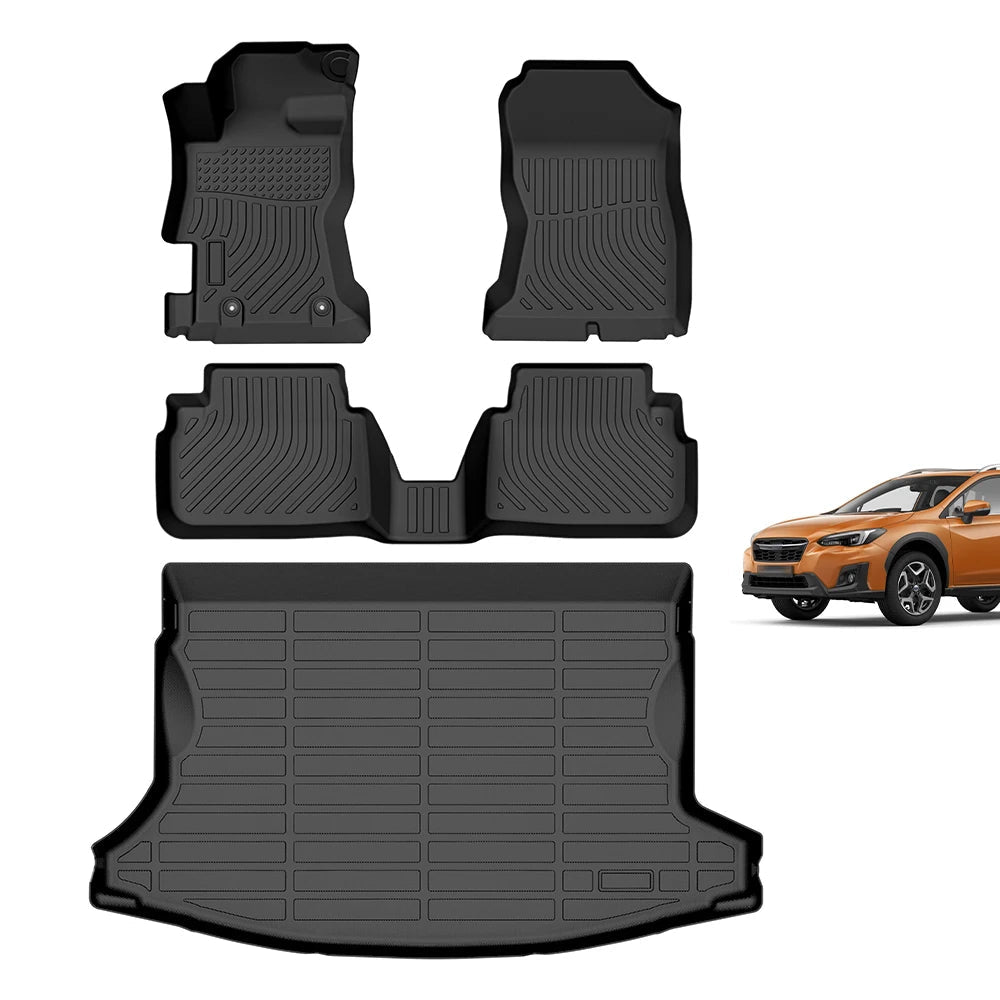 Subaru Crosstrek 2018-2023 Custom Fit All-Weather TPE Floor Mats