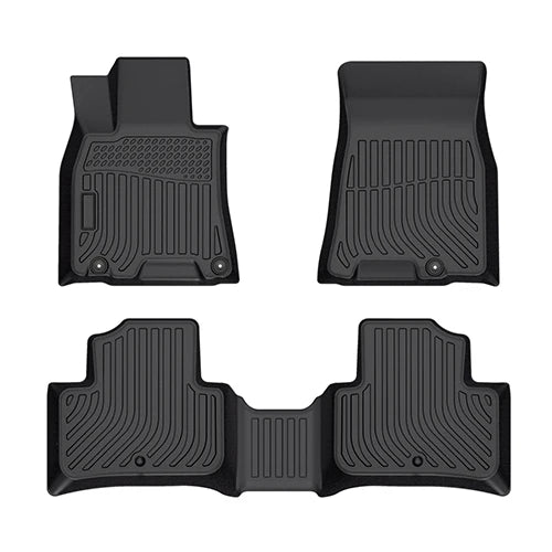Genesis GV60 GV70 GV80 Custom Fit 3D TPE All Weather Floor Mats Full Set